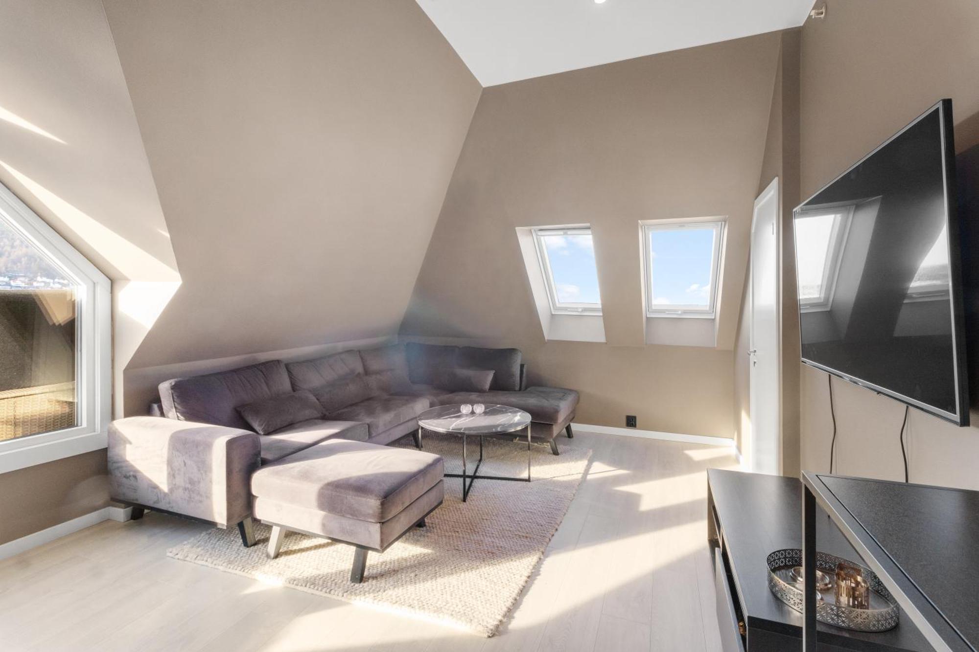 Penthouse Apartment In برغن المظهر الخارجي الصورة