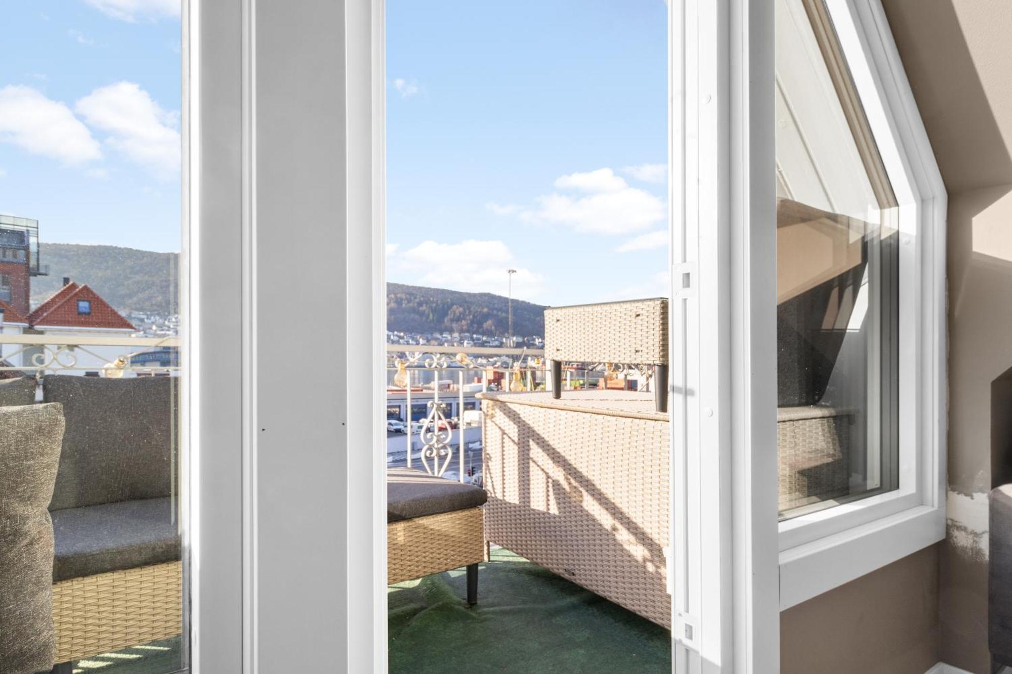 Penthouse Apartment In برغن المظهر الخارجي الصورة